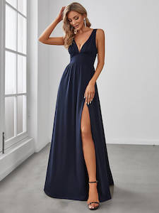 Karina formal ball or bridesmaid dress in navy s24 Express NZ wide