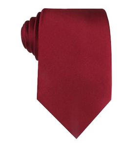 Matching men's solid neck tie Express NZ wide