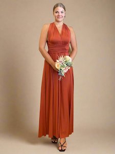 Pumpkin Convertible Infinity bridesmaid dress Express NZ wide