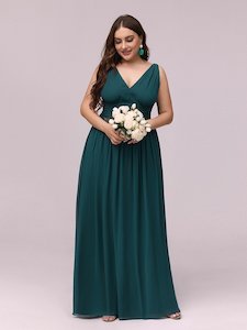 Veda full length bridesmaid dress in teal s12 Express NZ wide