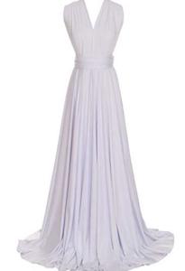 Snow White convertible Infinity Dress with Split Express NZ wide