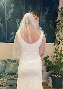 Pearl veil in white Express NZ wide