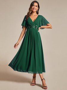 Corrieanne emerald Mother of the bride/groom dress s22 Express NZ wide