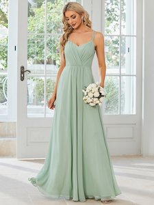 Aminata plus size bridesmaid or ball gown with lace up back