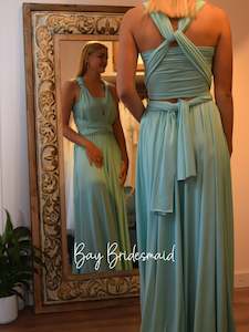 Ice Green Convertible Infinity bridesmaid dress Express NZ wide