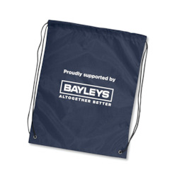 Merchandising: 'Proudly supported by' Gymsacks (Pack of 100)