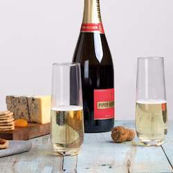 Merchandising: Stemless Champagne Flutes