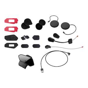 Motorcycle or scooter: Sena 50R Mounting Accessory Kit with Sound by Harman Kardon