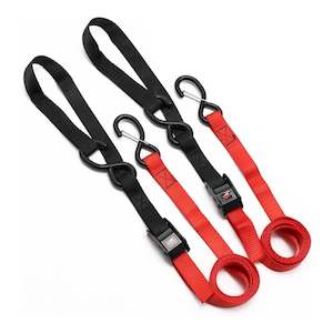 Motorcycle or scooter: DRC T2 Cambuckle Tie Down - Red