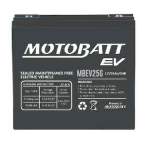 Motorcycle or scooter: Motobatt EV Battery - MBEV25G (4pcs/ctn)