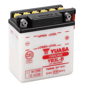 Yuasa YB3L-B battery 0.24L with acid pack (YB3LBPK)