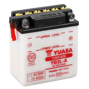 Yuasa YB3L-A battery 0.24L With acid pack (YB3LAPK)