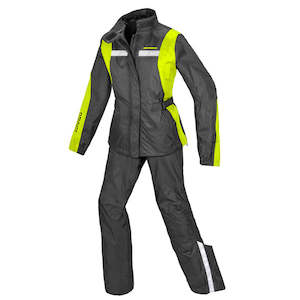 Motorcycle or scooter: Spidi Touring Rain Lady Rain Suit - black/fluro