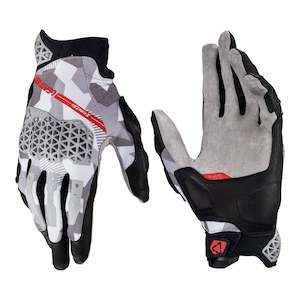 Motorcycle or scooter: Leatt 7.5 ADV X-Flow Glove (Short) - Steel