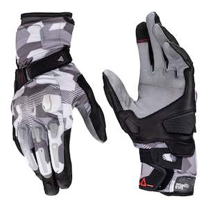 Motorcycle or scooter: Leatt 7.5 ADV HydraDri Glove - Steel