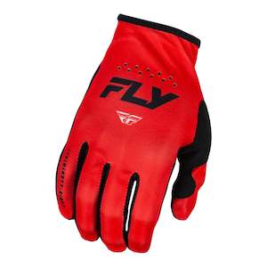 Motorcycle or scooter: Fly Racing 2024 Lite Gloves - Red / Black