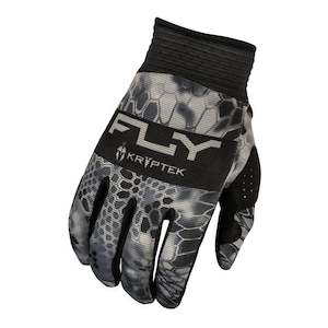 Fly Racing 2024 F-16 S.E. Kryptek Gloves - Moss Grey / Black