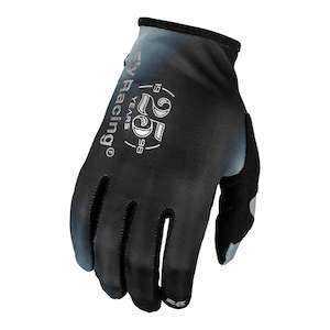 Motorcycle or scooter: Fly Racing 2024 Lite S.E. Legacy Gloves - Light Grey / Black