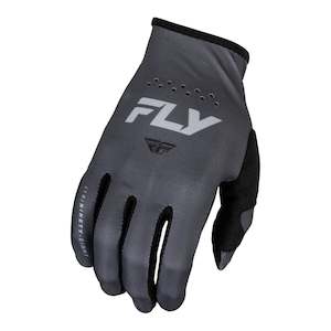 Motorcycle or scooter: Fly Racing 2024 Lite Gloves - Charcoal / Black