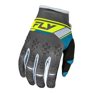 Fly Racing 2024 Kinetic Prix Gloves - Charcoal / Hi-Vis