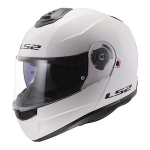 Motorcycle or scooter: LS2 FF908 Strobe II Helmets - White 06