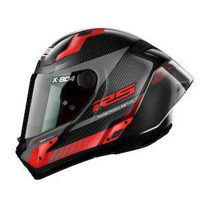 Nolan Xseries X-804 RS Ultra Carbon Full Face Helmet - carbon/red