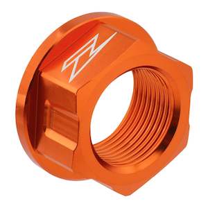 Zeta Axle Nut M22X30-P1.5 H17 - Orange