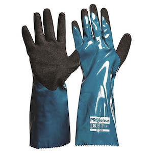 Prochem Green/Black Nitrile PU Glove - 35cm