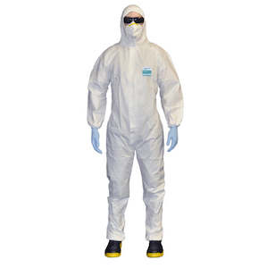 Clothing: Coverall - Barrier Tec - 1500 - White