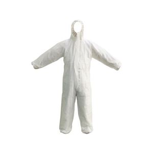 Clothing: Coverall - Eco SMS -  Disposable - White