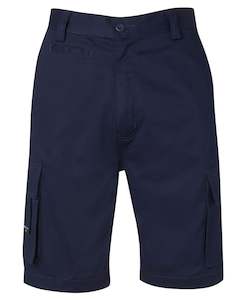 Short - Light multi Pocket - Mercerised Cotton - Navy