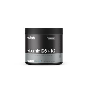 Switch Nutrition Essentials D3 & K2 - 60 Caps