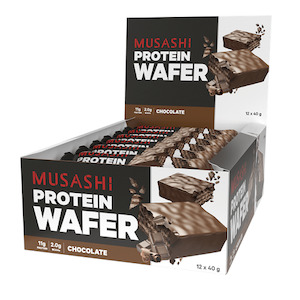 Musashi Protein Wafer Bar 12 Pack