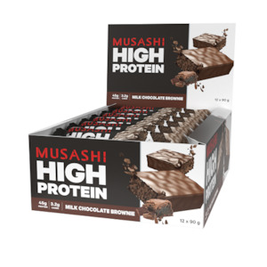 MUSASHI P45 HIGH PROTEIN BARS BOX OF 12