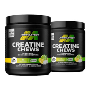 Muscletech Creatine Chews 90 Chewable Tablets Twin Pack