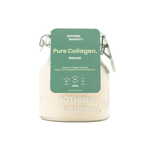 NOTHING NAUGHTY PURE COLLAGEN PEPTIDES POWDER NATURAL UNFLAVORED 500G