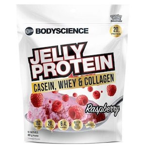 BSC JELLY PROTEIN 400G - RASPBERRY - DATED 12/24