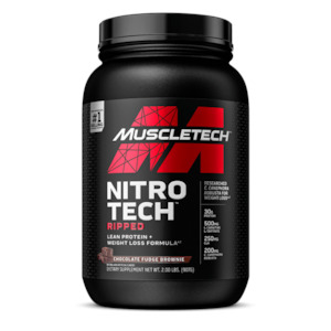 Whey Isolate Protein: MUSCLETECH NITRO TECH RIPPED 2LB