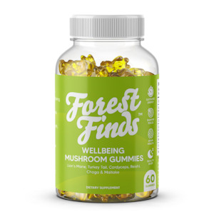 Forest Finds Wellbeing Mushroom Gummies - 60 Gummies