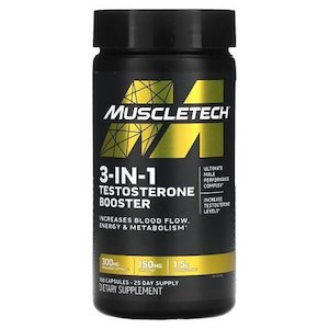 MUSCLETECH 3-IN-1 TESTOSTERONE BOOSTER 100 CAPSULES