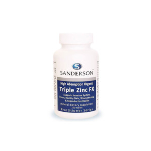 Sanderson Triple Zinc Fx 100 Tablets