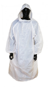 Rain Poncho White