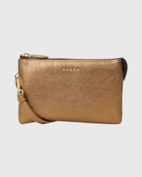 saben tilly crossbody brushed bronze