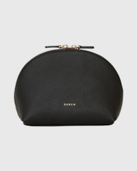 saben gabi cosmetic pouch black