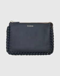 saben tilly's big sis crossbody black plait edge