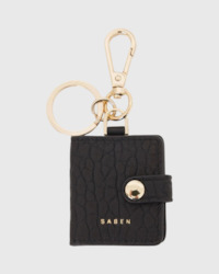 Saben charm locket keyring - Black