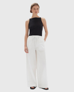 Clothing: philipa poplin pant white