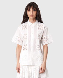 remain elsa shirt ivory