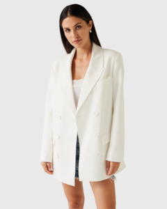 Clothing: Dove Blazer Porcelain