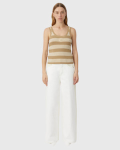 Umi Knit Tank Tan/Cream